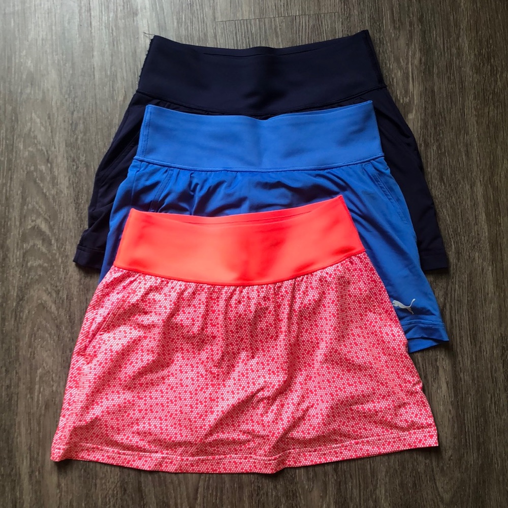 Set of 3 Puma golf pwradapt skirt size XS